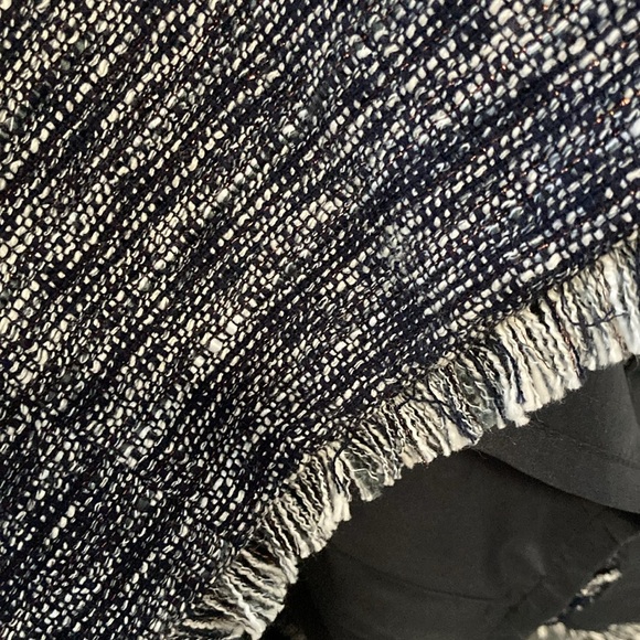 J. Crew sleeveless dress. Fringe across bust area, shoulders, and bottom hem. - Picture 6 of 6